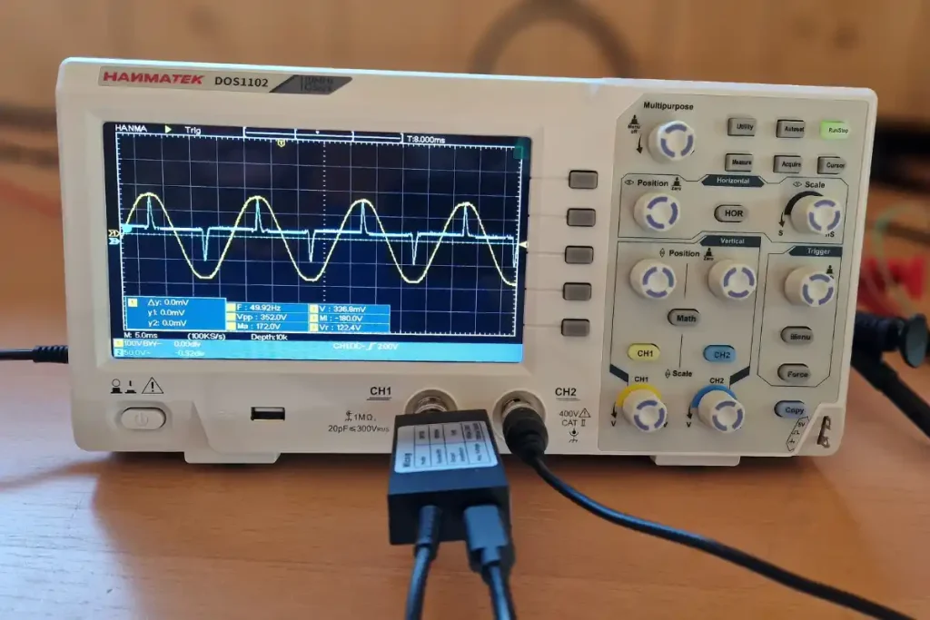 Auswirkungen des Schaltnetzteils eines Laptops